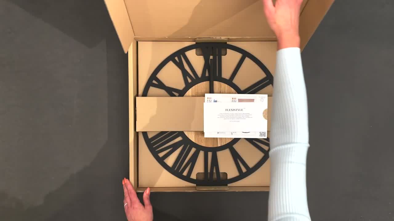 Wanduhr groß Adulto 50cm Durchmesser LOFT Retro aus Holz Produktbild-Vorschau 7