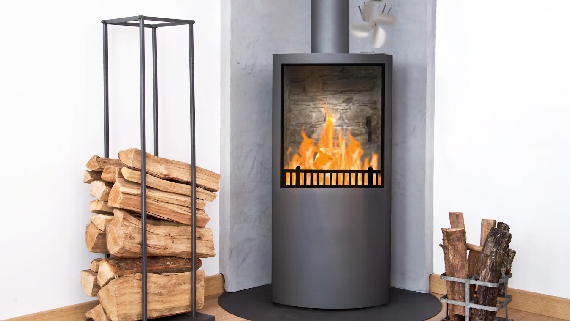 Relaxdays Ofenventilator ohne Strom, geräuscharm, für Kamin Produktbild-Vorschau 7