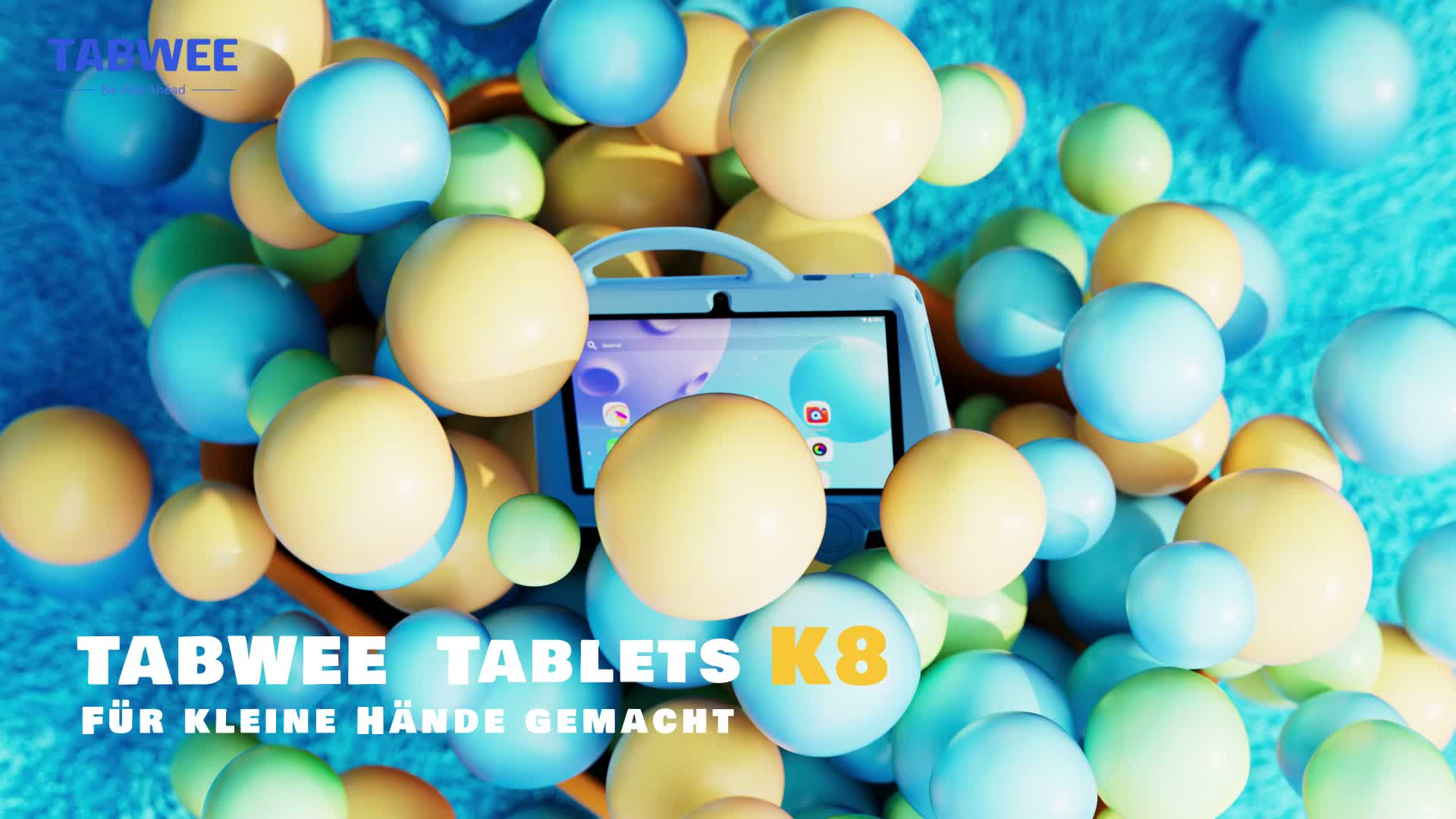 Tabwee K8 Kinder Tablet 7" , robuste Schutzhülle mit Griff Produktbild-Vorschau 7