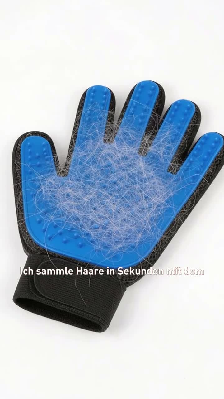 Tierhaarentferner Handschuh für Hunde & Katzen – Fellpflege Produktbild-Vorschau 7