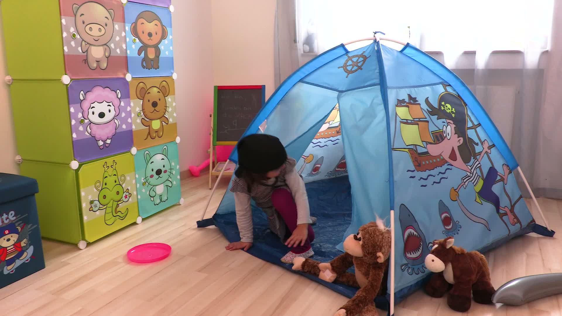 Relaxdays Spielzelt Pirat, Kinderzelt für Jungen ab 3 Produktbild-Vorschau 7