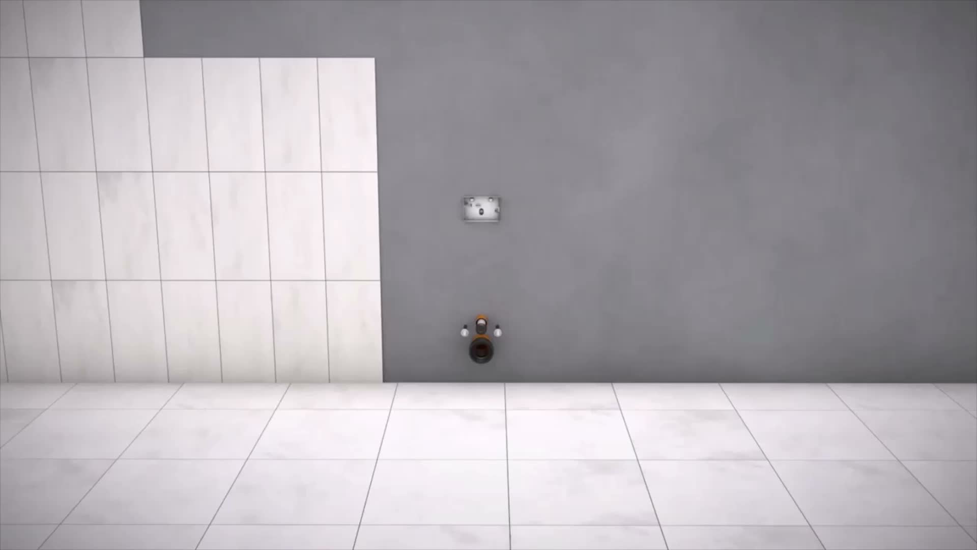 Vorwandelement Unterputzspülkasten Wand WC SET Spülrandlos Produktbild-Vorschau 7