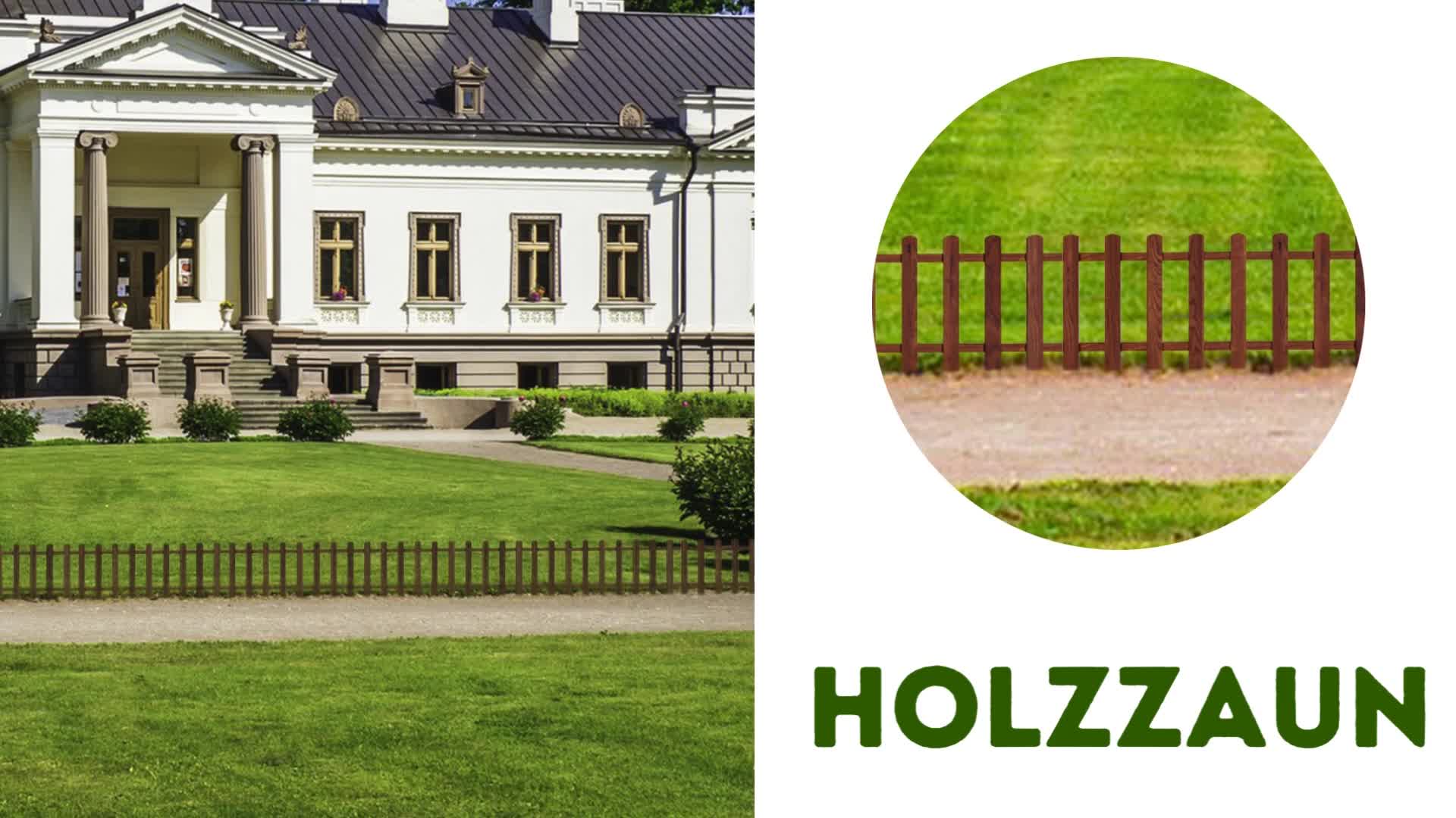 Floranica Zierzaun aus Holz 100 x 20 cm Weiß (imprägniert) Produktbild-Vorschau 7
