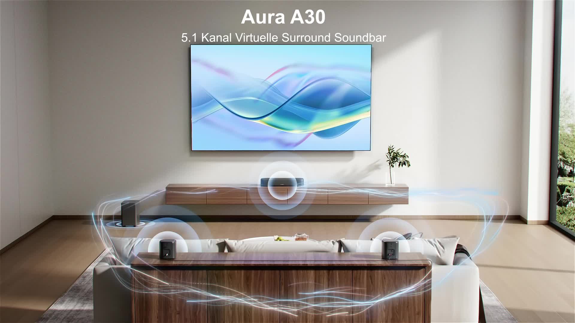 ULTIMEA 5.1 Surround Sound System, Soundbar für TV mit App Produktbild-Vorschau 7