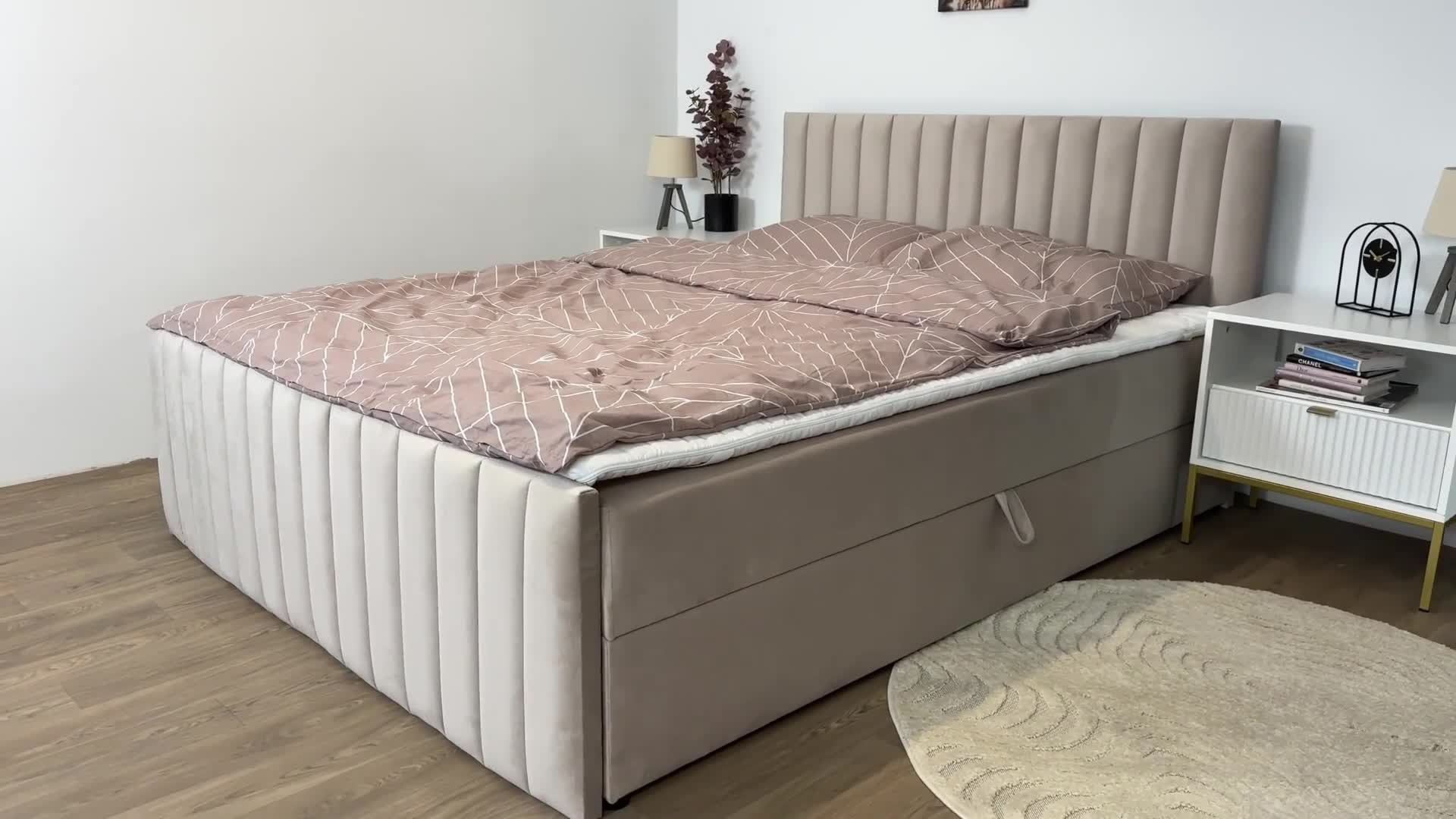 Masseno Boxspringbett ARION 140x200 cm Komplett-Set mit Produktbild-Vorschau 7