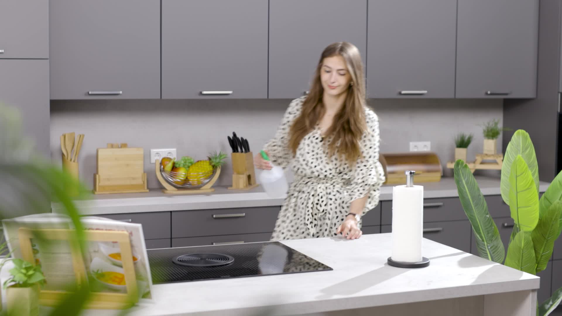 Relaxdays Küchenrollenhalter stehend, Edelstahl, Produktbild-Vorschau 7