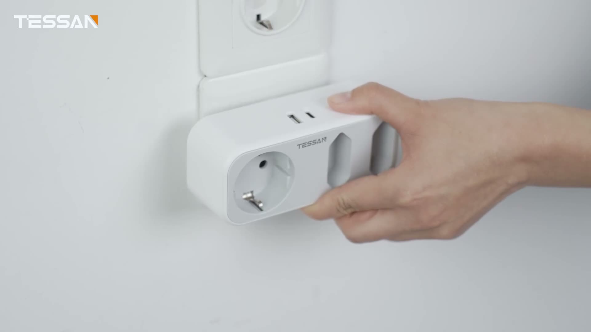 TESSAN Mehrfachstecker 3 Fach Steckdosenadapter mit 1 USB C Produktbild-Vorschau 7