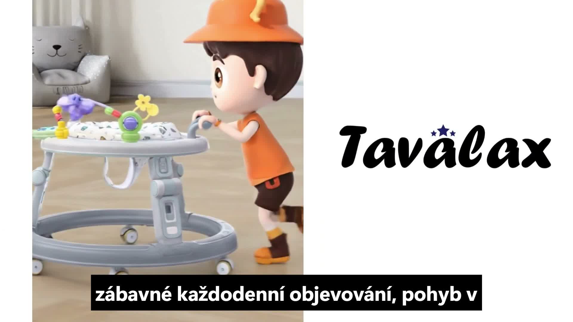 Tavalax dětské chodítko - s hudebním a hracím panelem, se Náhled obrázku produktu 7