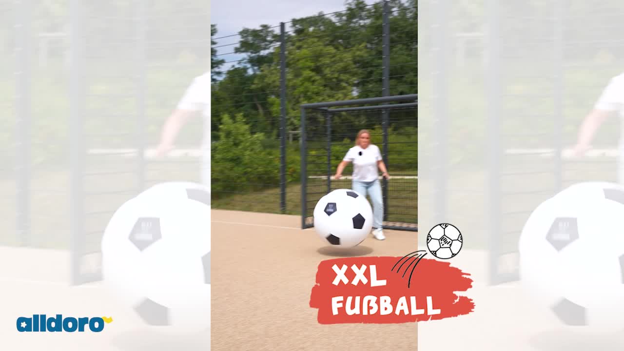 XXL-Fußball aufblasbar 75cm - Gigantischer Spielspaß für Produktbild-Vorschau 7