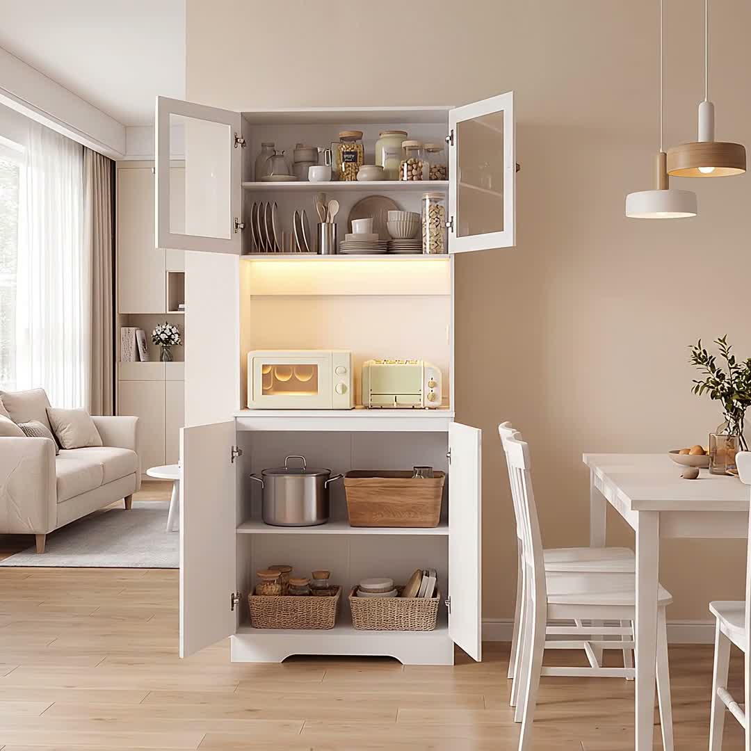 BEALIFE Küchenhochschrank AP122 70x40x180 cm | Für Küche & Produktbild-Vorschau 7