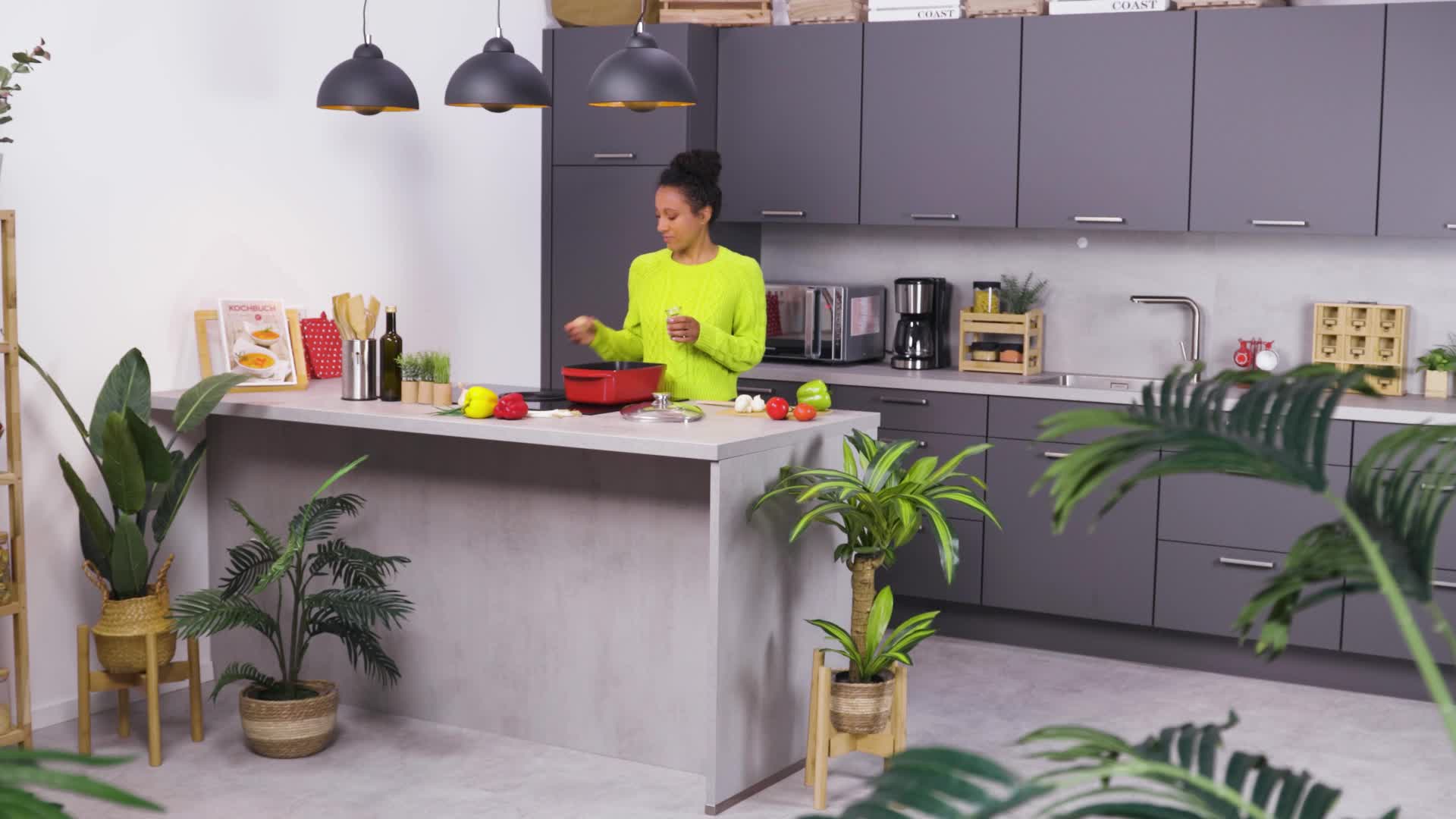 Relaxdays Bräter mit Glasdeckel, Bratentopf 5 Liter, Produktbild-Vorschau 7