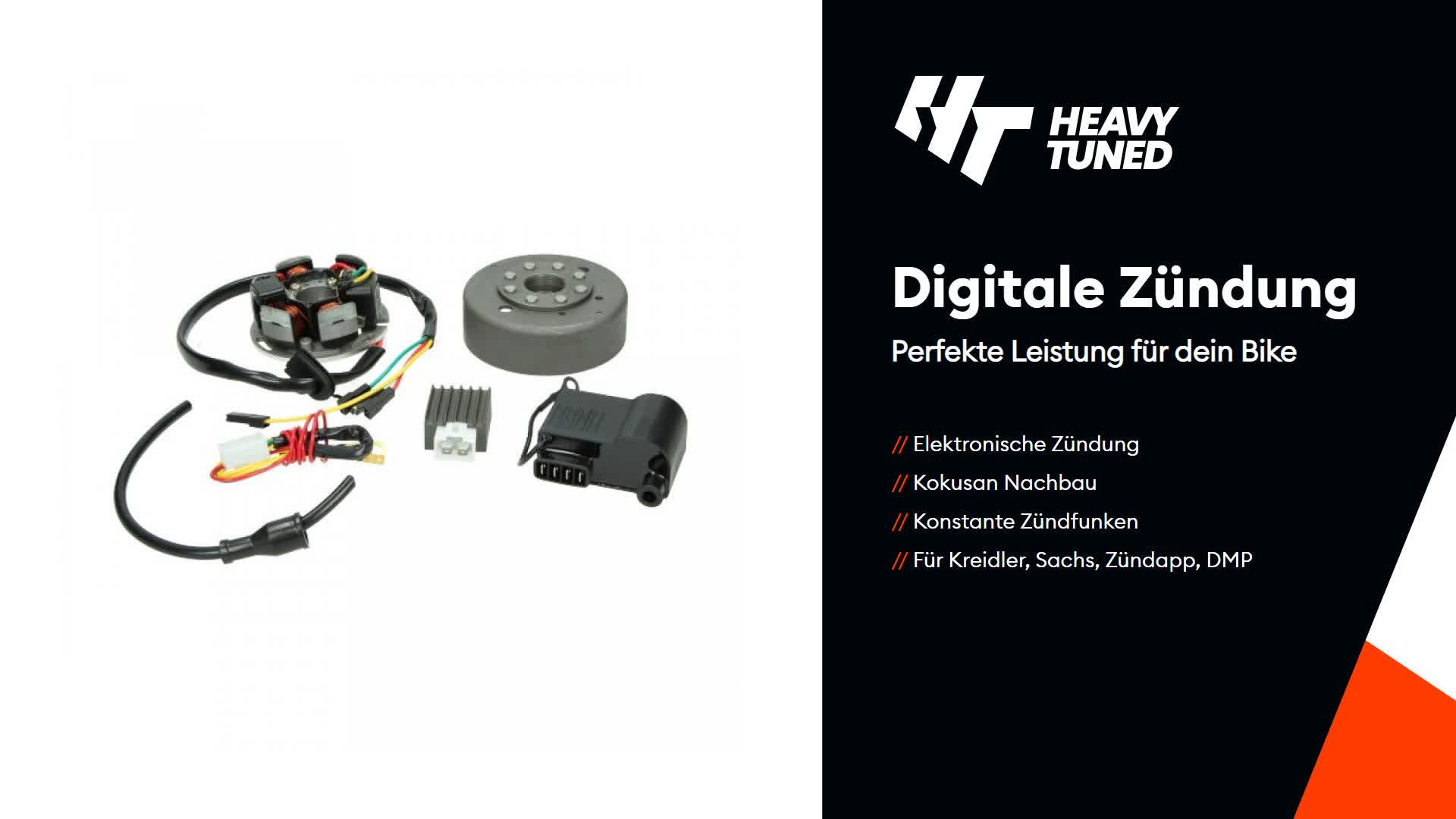 DMP Zündung komplett Digital 12V CDI Kokusan Nachbau Produktbild-Vorschau 3