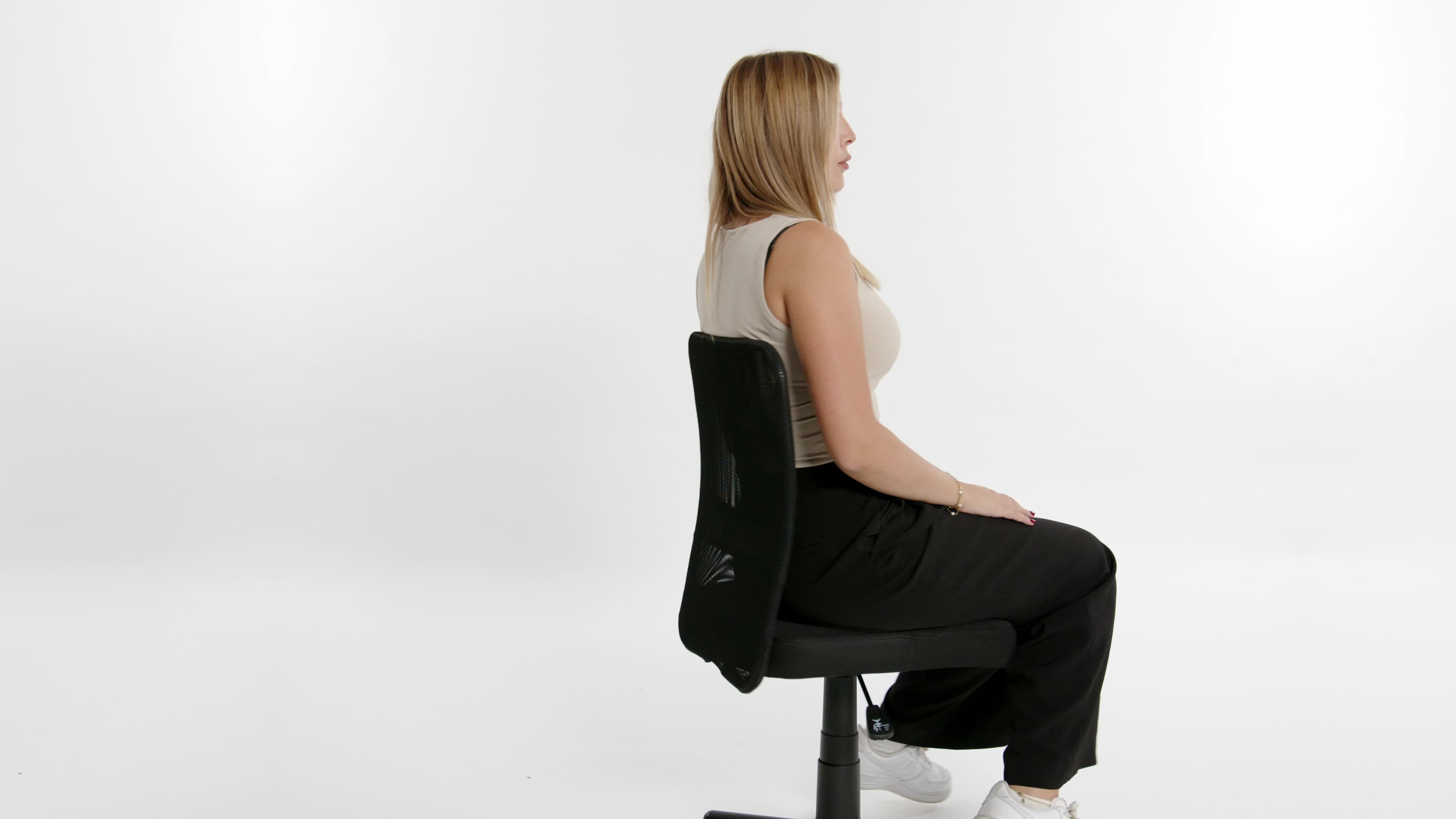 tectake® Bürostuhl Patrick ergonomische Form 360° drehbar Produktbild-Vorschau 6