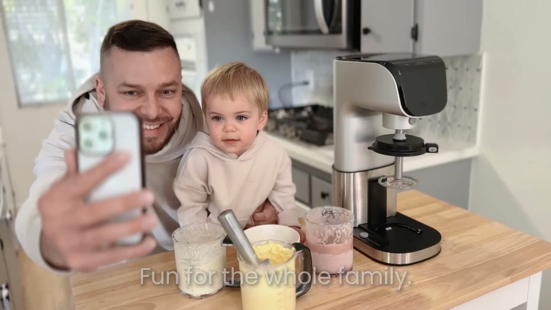 Eismaschine 12-in-1 vollautomatische Edelstahl Hausgemachte Produktbild-Vorschau 7