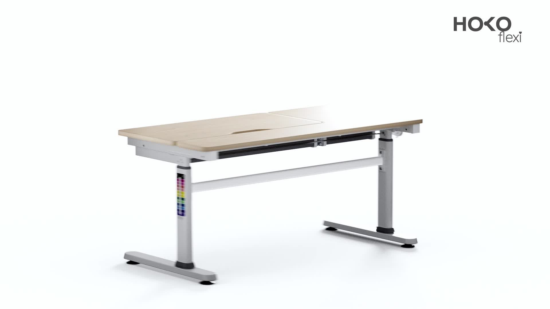 HOKOKinderschreibtisch höhenverstellbar 54-76 cm, Ergo Produktbild-Vorschau 7