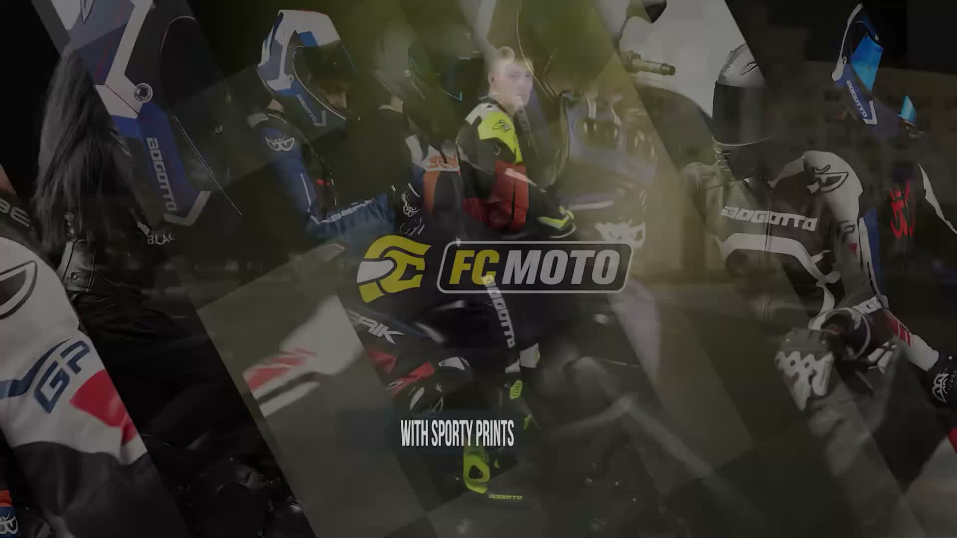 Bogotto Losail 2-Teiler Motorrad Lederkombi, schwarz/weiß, Produktbild-Vorschau 3