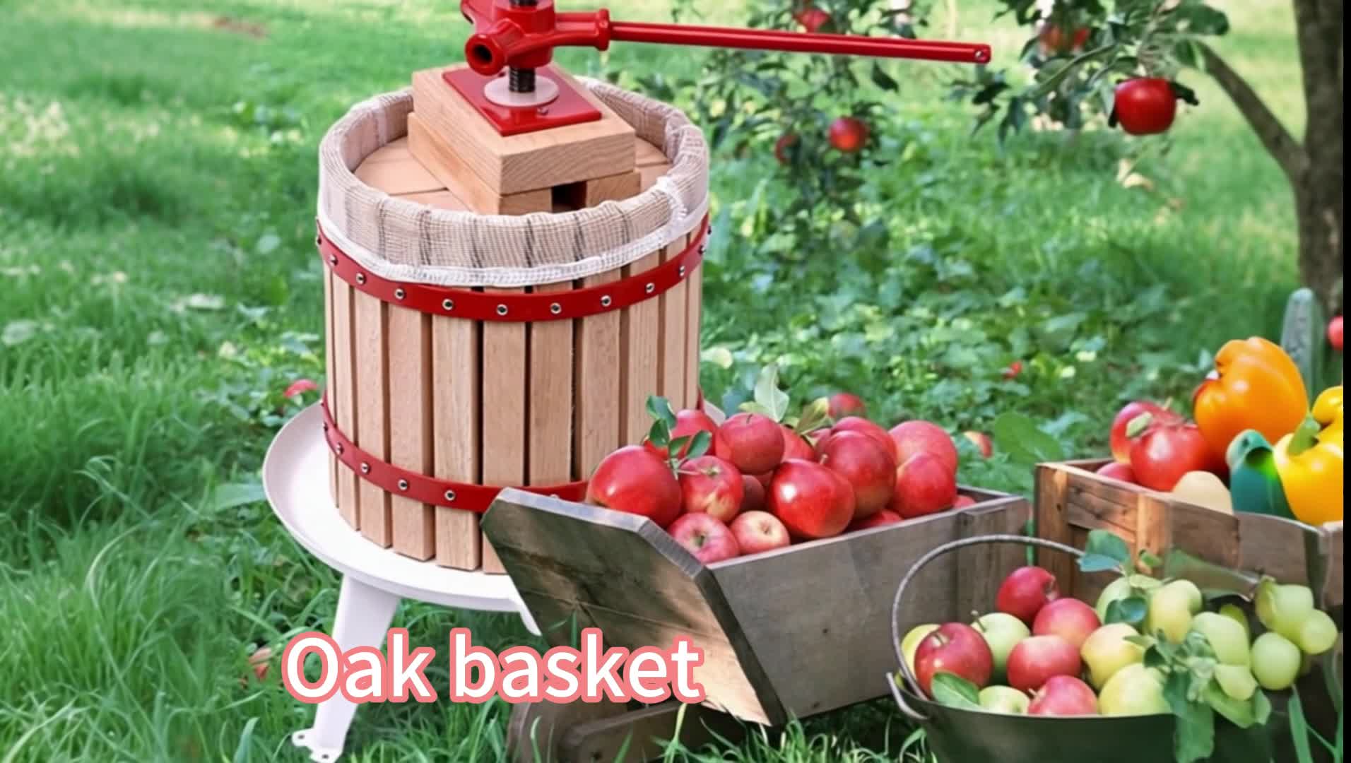 XMTECH 18L lis na ovoce Lis na ovoce Mechanický lis na víno Náhled obrázku produktu 7