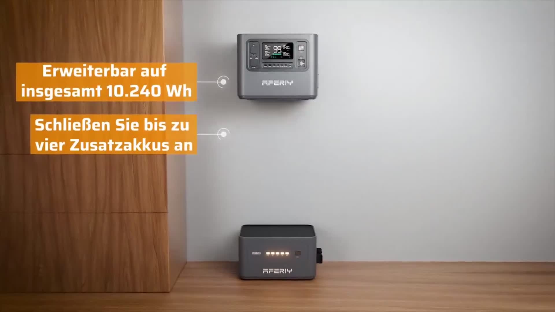 AFERIY P280 Powerstation 2800W 2048Wh LiFePO4, Erweiterbar Produktbild-Vorschau 7