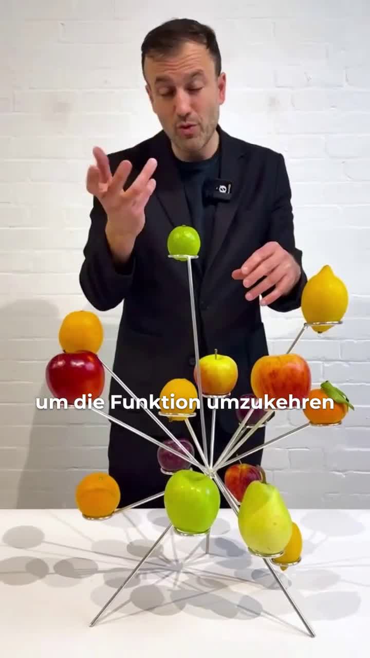 Schwebender Metall Obsthalter aus handverlötetem Metall, Produktbild-Vorschau 7