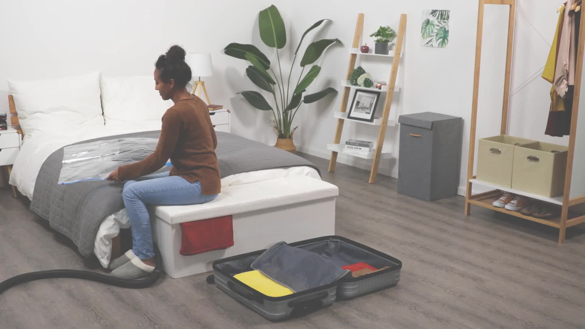 Relaxdays Vakuumbeutel 12er Set, Kompressionstüten, 4 Produktbild-Vorschau 7