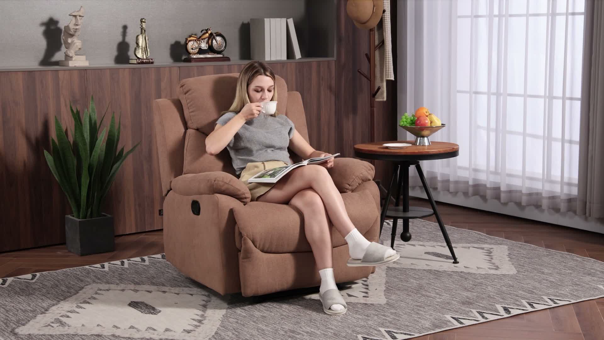 HOMCOM Relaxsessel Fernsehsessel Liegesessel mit Produktbild-Vorschau 7
