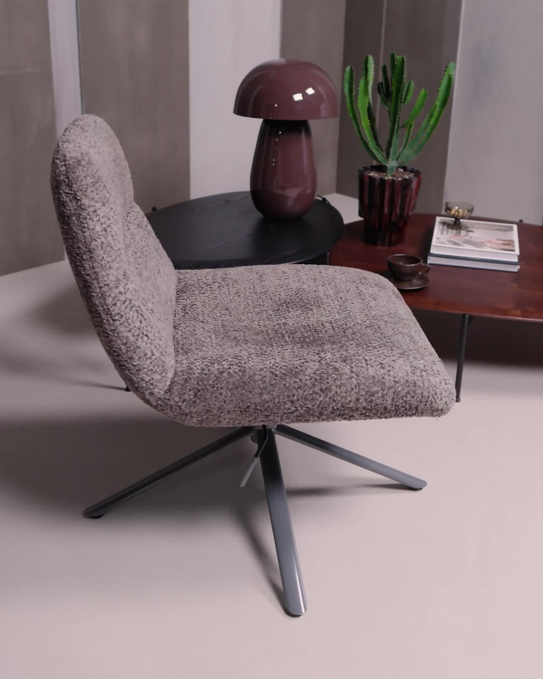 Kota Couchtisch 36X92x68 Cm Mdf/Furnier Schwarz Produktbild-Vorschau 7