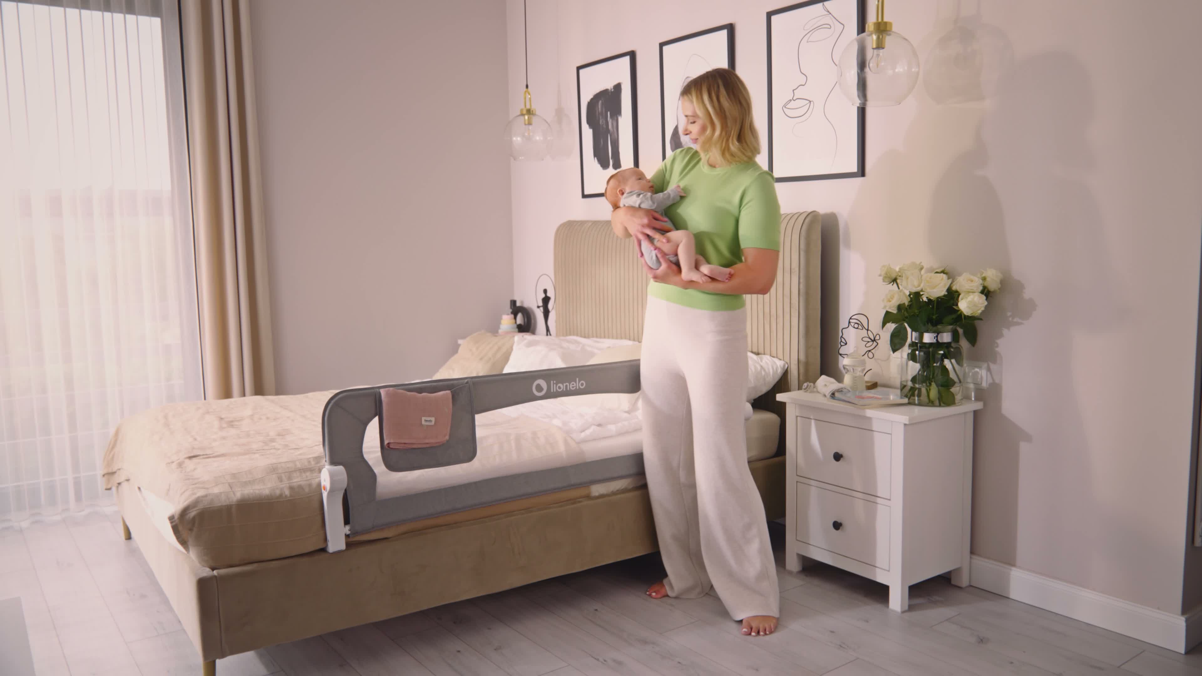 Lionelo Eva mit Tasche Bettgitter Bettschutzgitter Produktbild-Vorschau 7