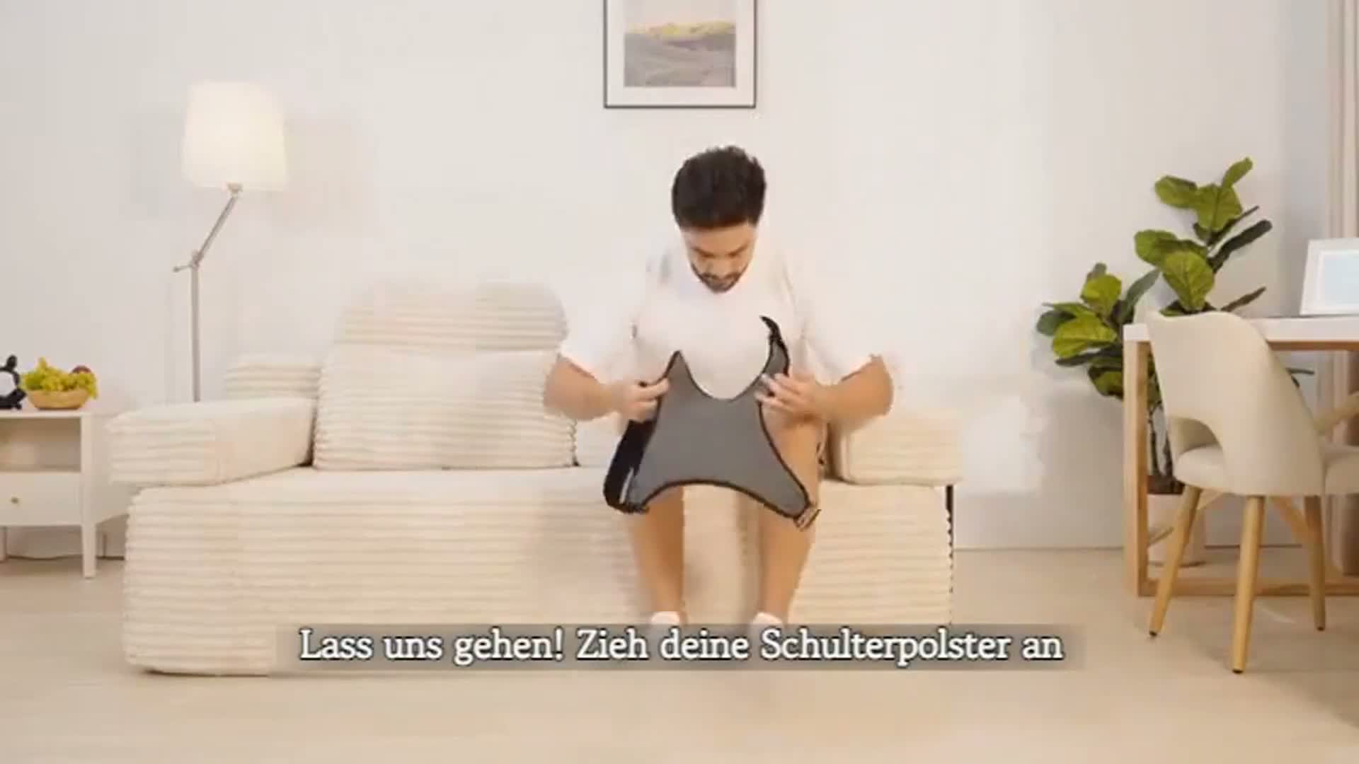 Elektrisches Schultermassagegerät mit Bandage, 3-in-1 Produktbild-Vorschau 7