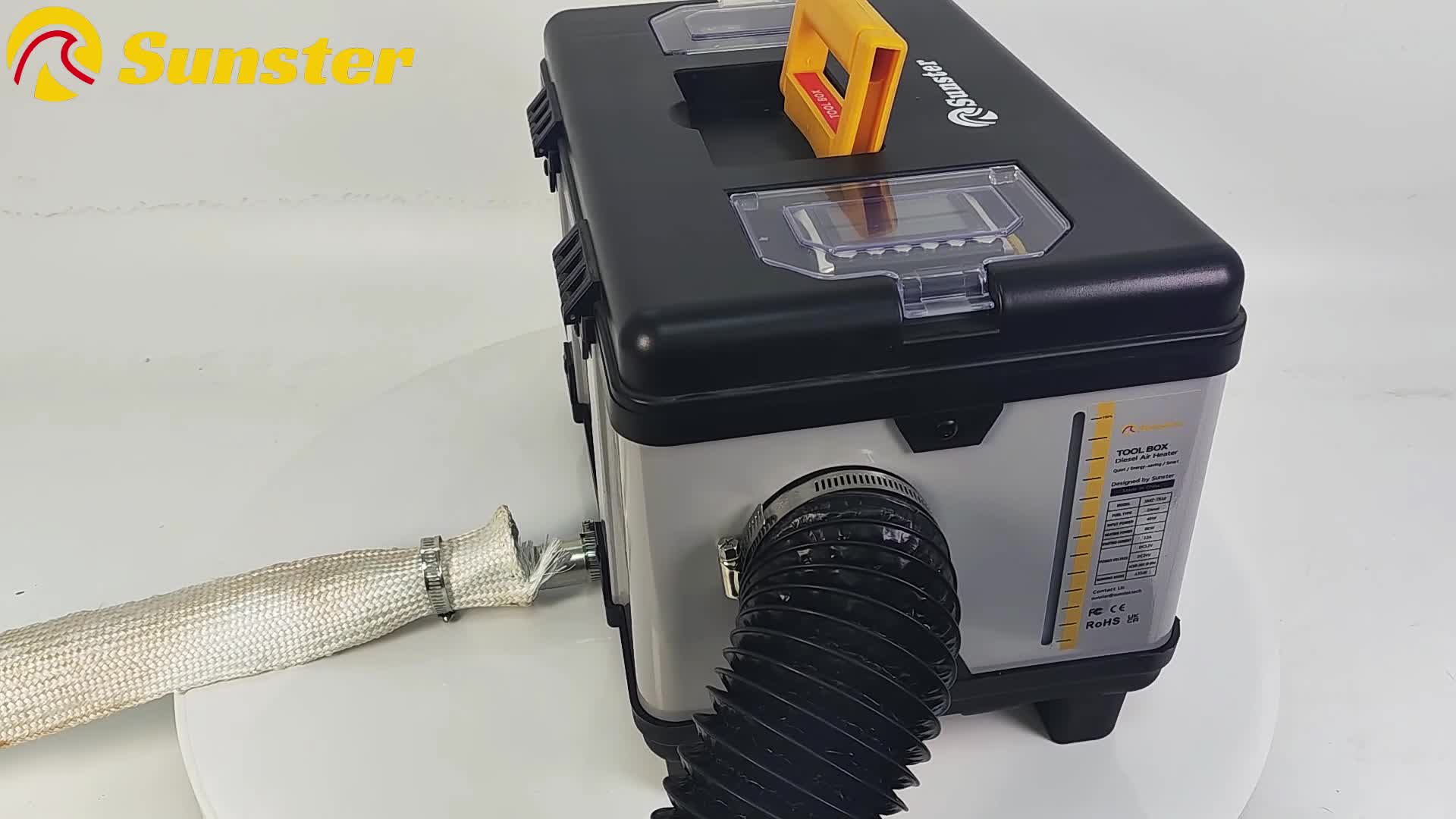SUNSTER TB10 8KW Diesel Standheizung mit Bluetooth & Auto Produktbild-Vorschau 7