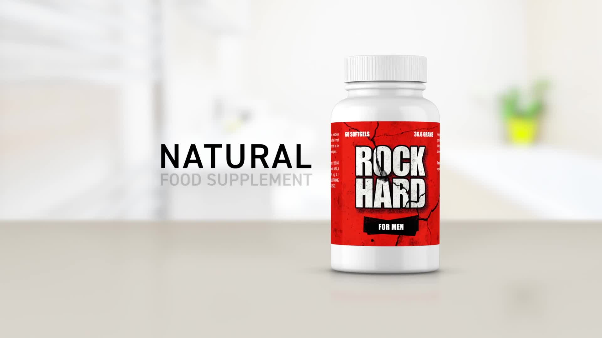 Rock Hard Premium Men's Formula | 60 Kapseln Produktbild-Vorschau 3