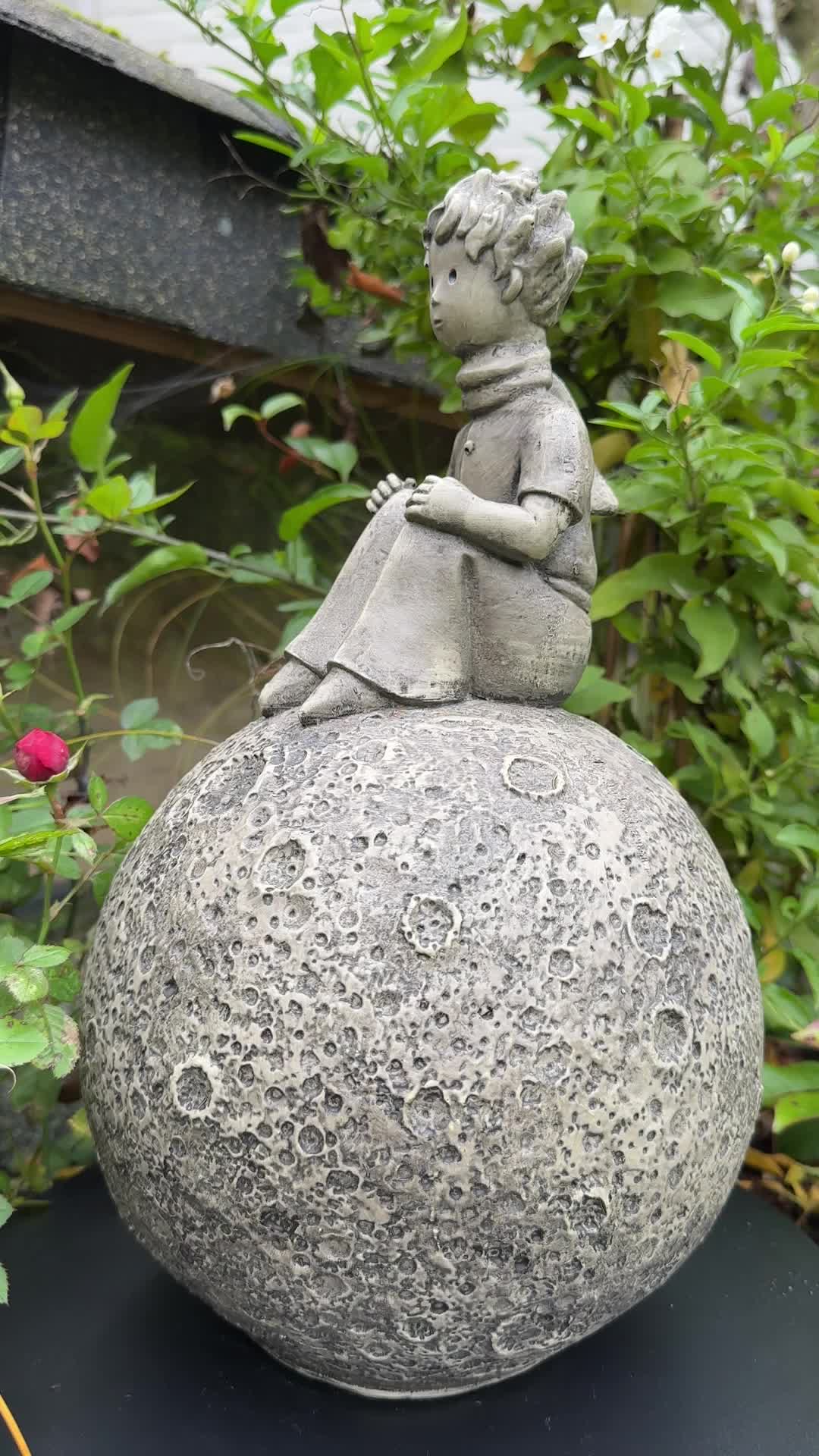 Vidroflor Kunststein Der Kleine Prinz - Prinz auf dem Mond Produktbild-Vorschau 5