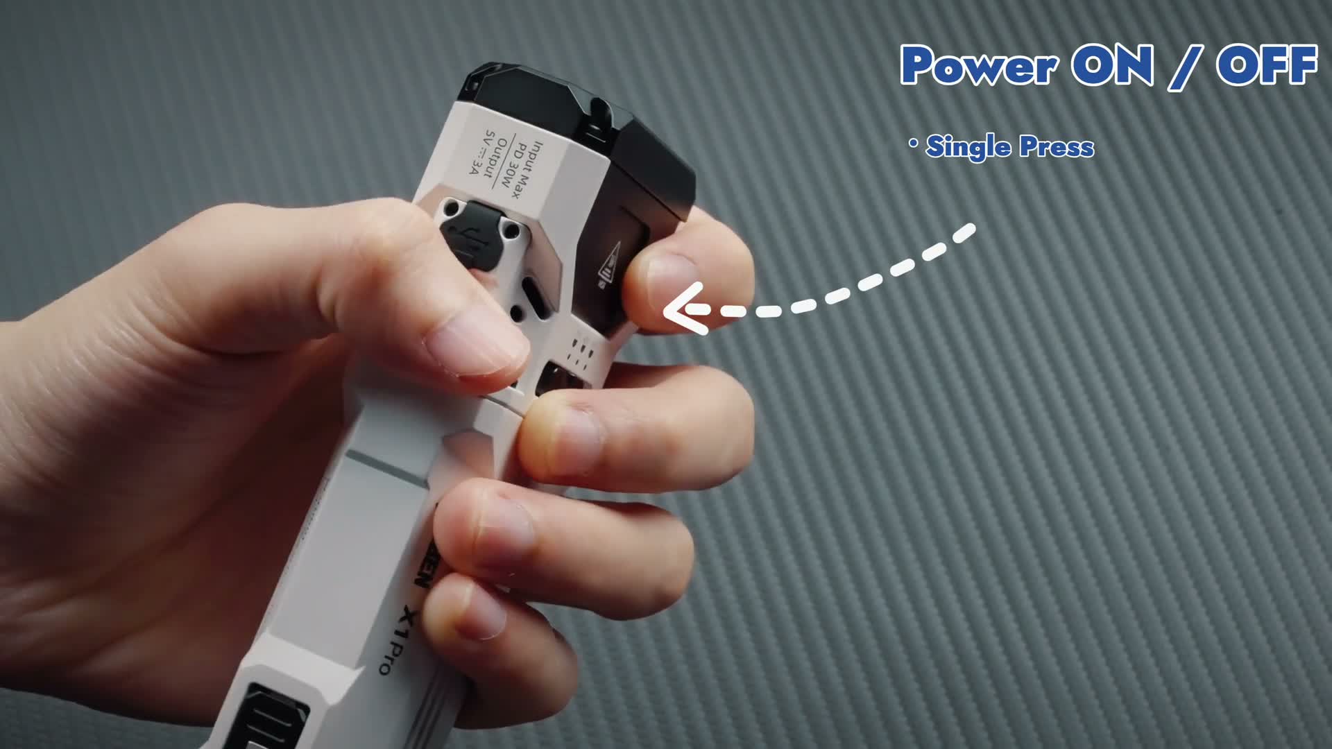 Wuben X1Pro 12300 Lumen wiederaufladbare Powerbank EDC Produktbild-Vorschau 7
