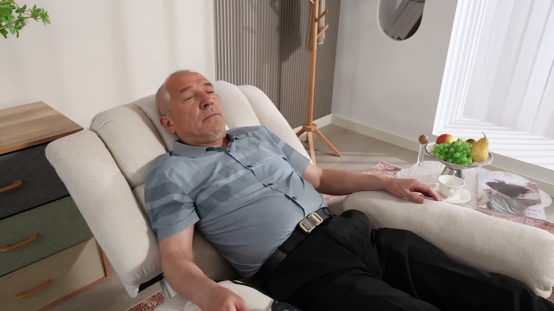HOMCOM Relaxsessel Fernsehsessel Verstellbar Massagesessel Produktbild-Vorschau 7