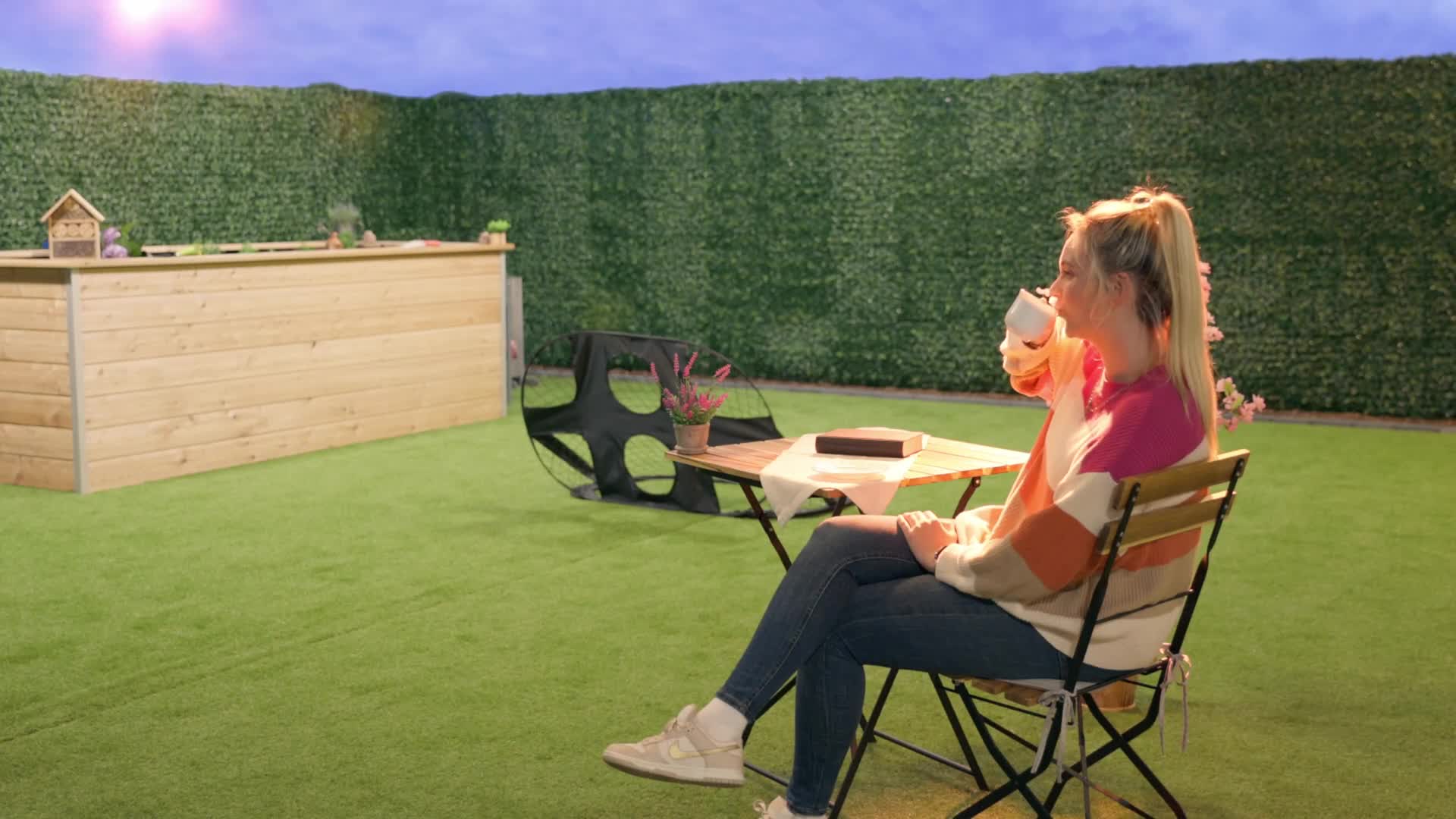 Relaxdays Pop Up Tor mit Torwand, 2in1, faltbares Produktbild-Vorschau 7
