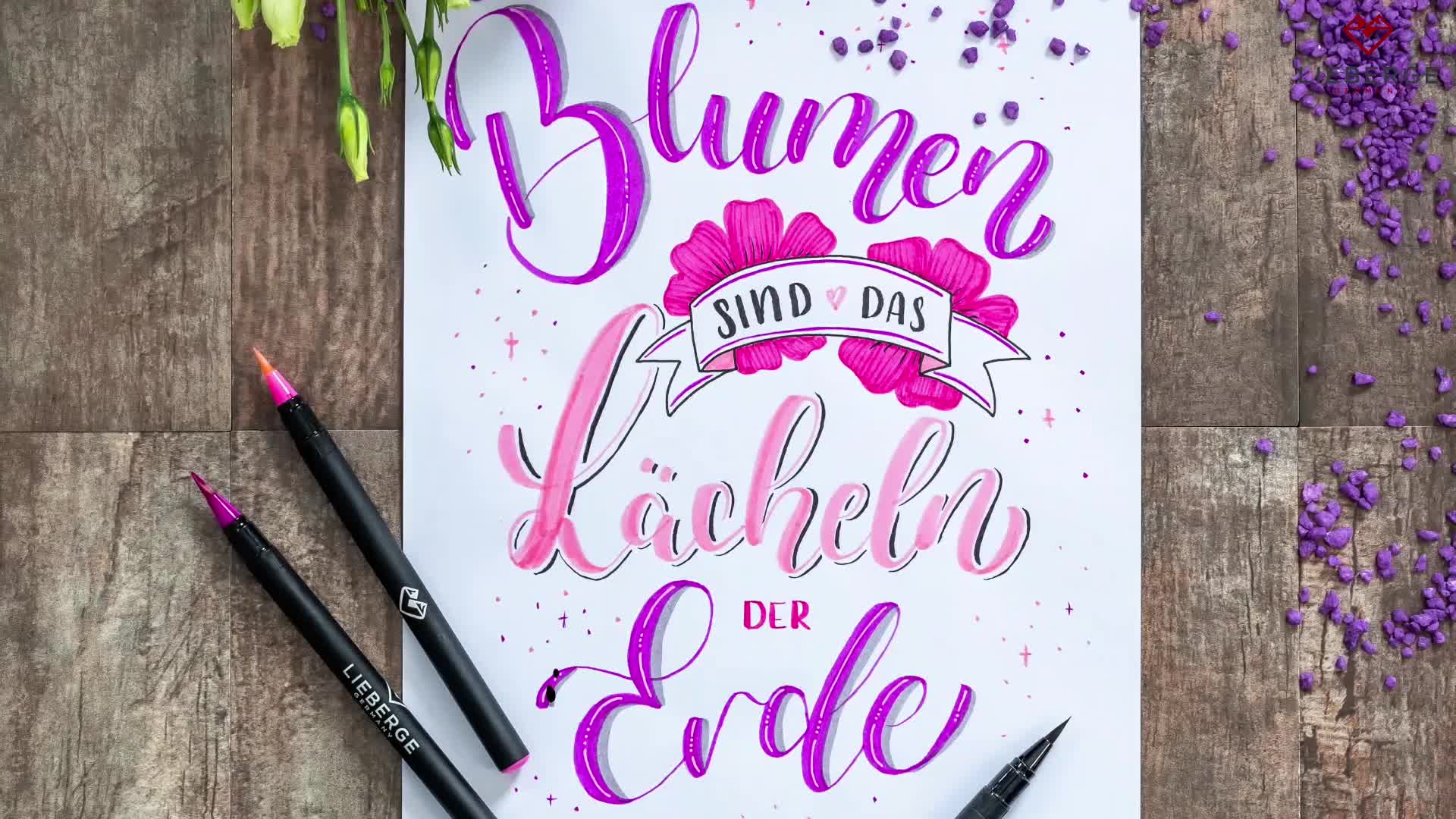 LIEBERGE Pinselstifte Premium-Set - 24 Brushpens + 2 Produktbild-Vorschau 7