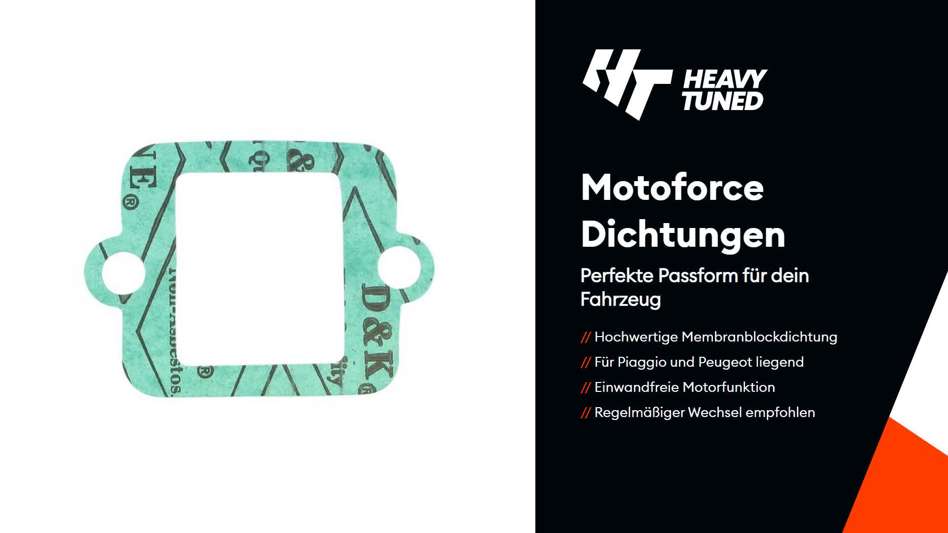 Motoforce Dichtung Membranblock kompatibel mit Piaggio / Produktbild-Vorschau 2