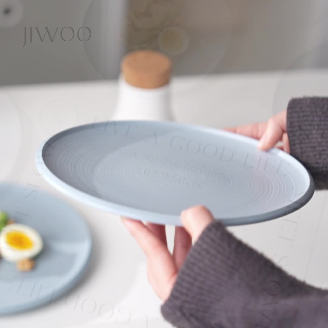 Teller set 4er Ø21,8 cm Keramik Speiseteller Salatteller Produktbild-Vorschau 7