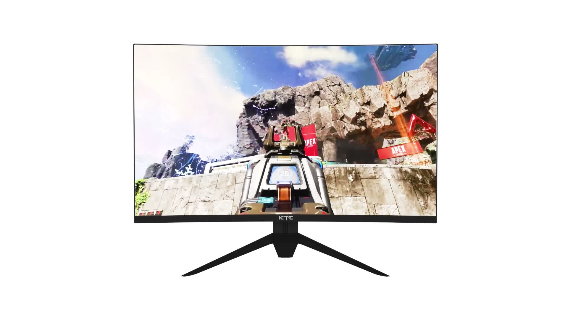 KTC H27S17 Gebogen gamingmonitor, 27 inch, 2560x1440 QHD, Productafbeelding-voorbeeld 7