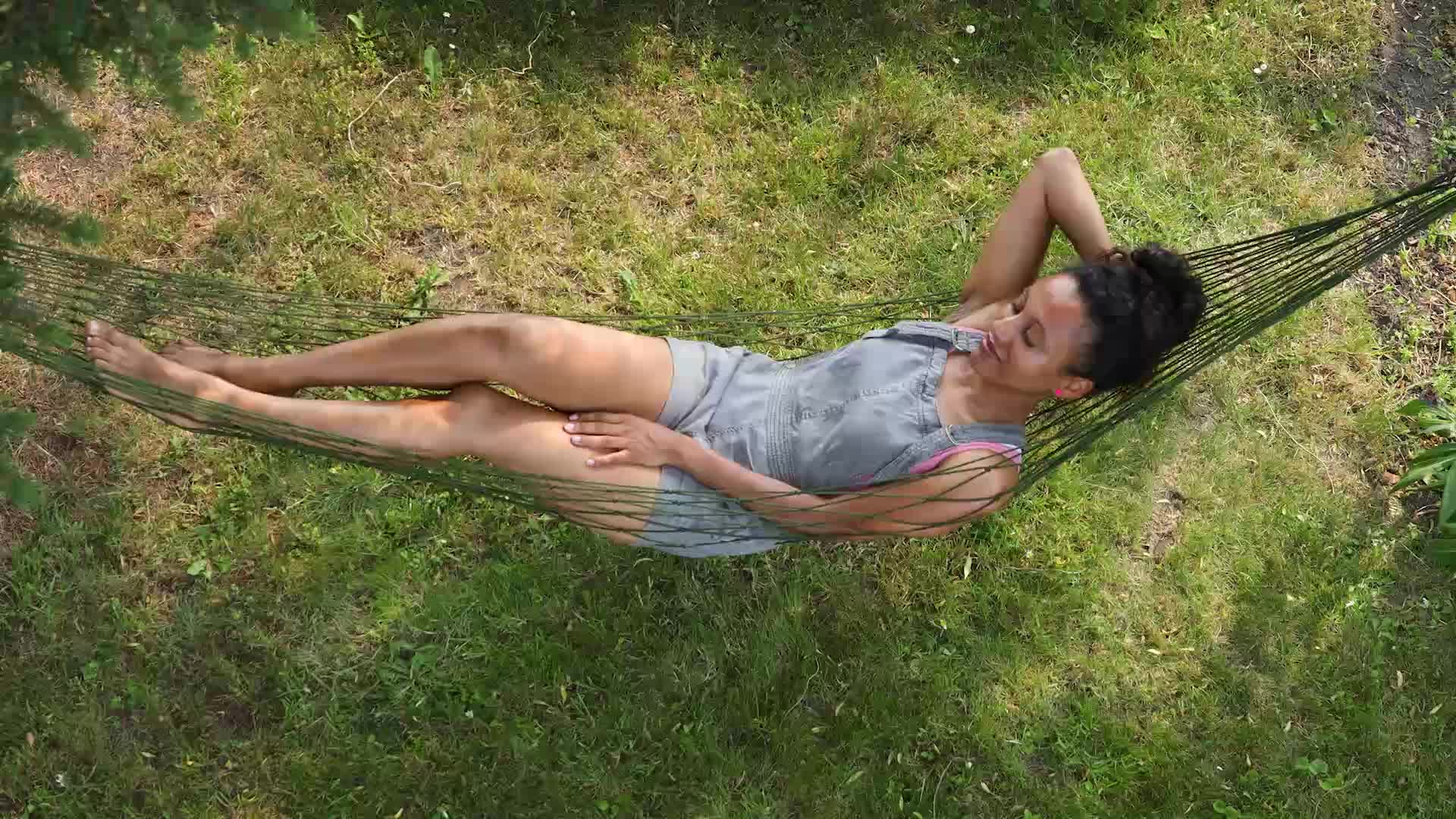 Relaxdays Netzhängemmatte, Garten Hängematte für 1 Person, Produktbild-Vorschau 7
