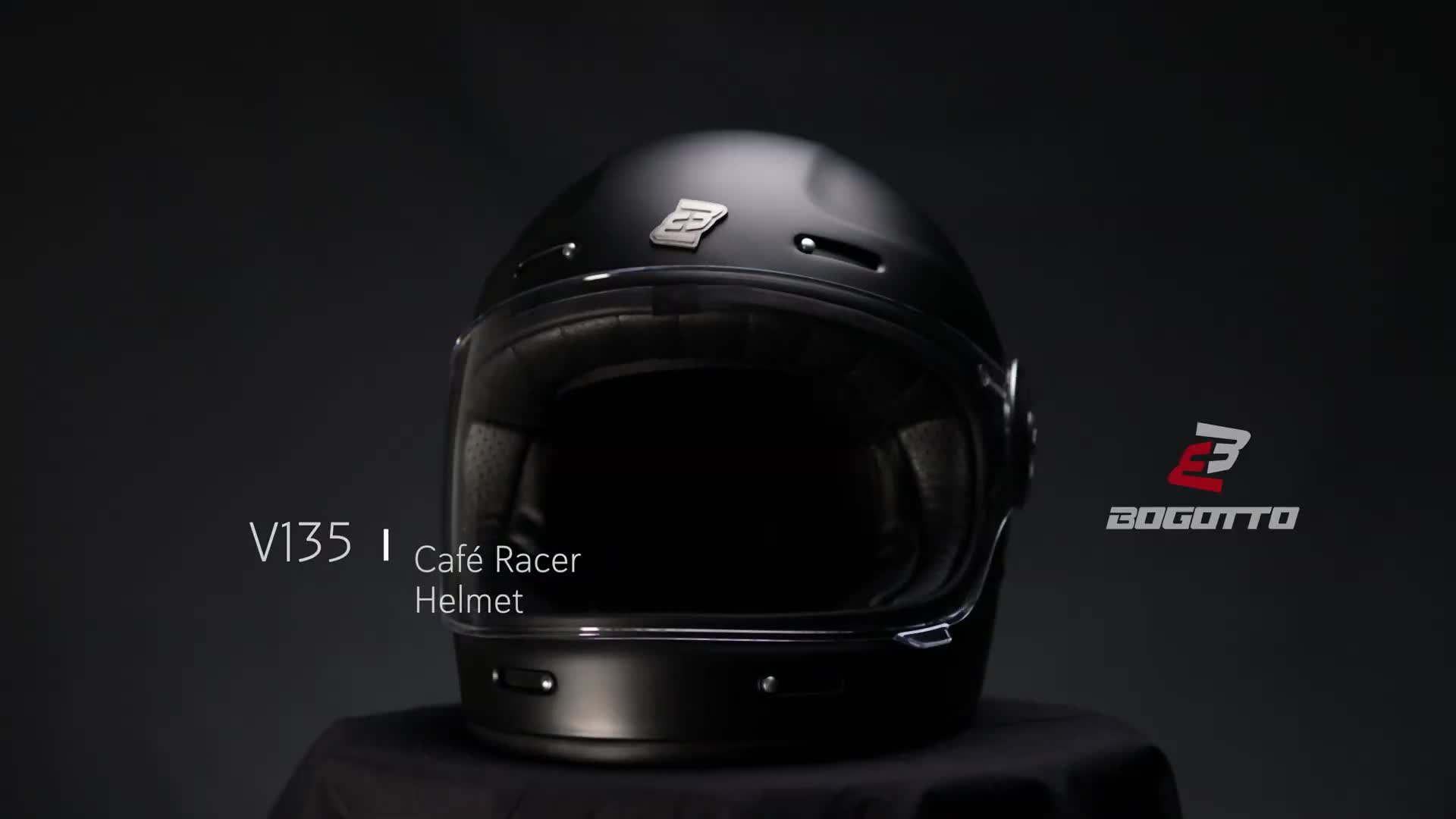 Casco Bogotto V135, nero opaco, XL Anteprima dell’immagine prodotto 6