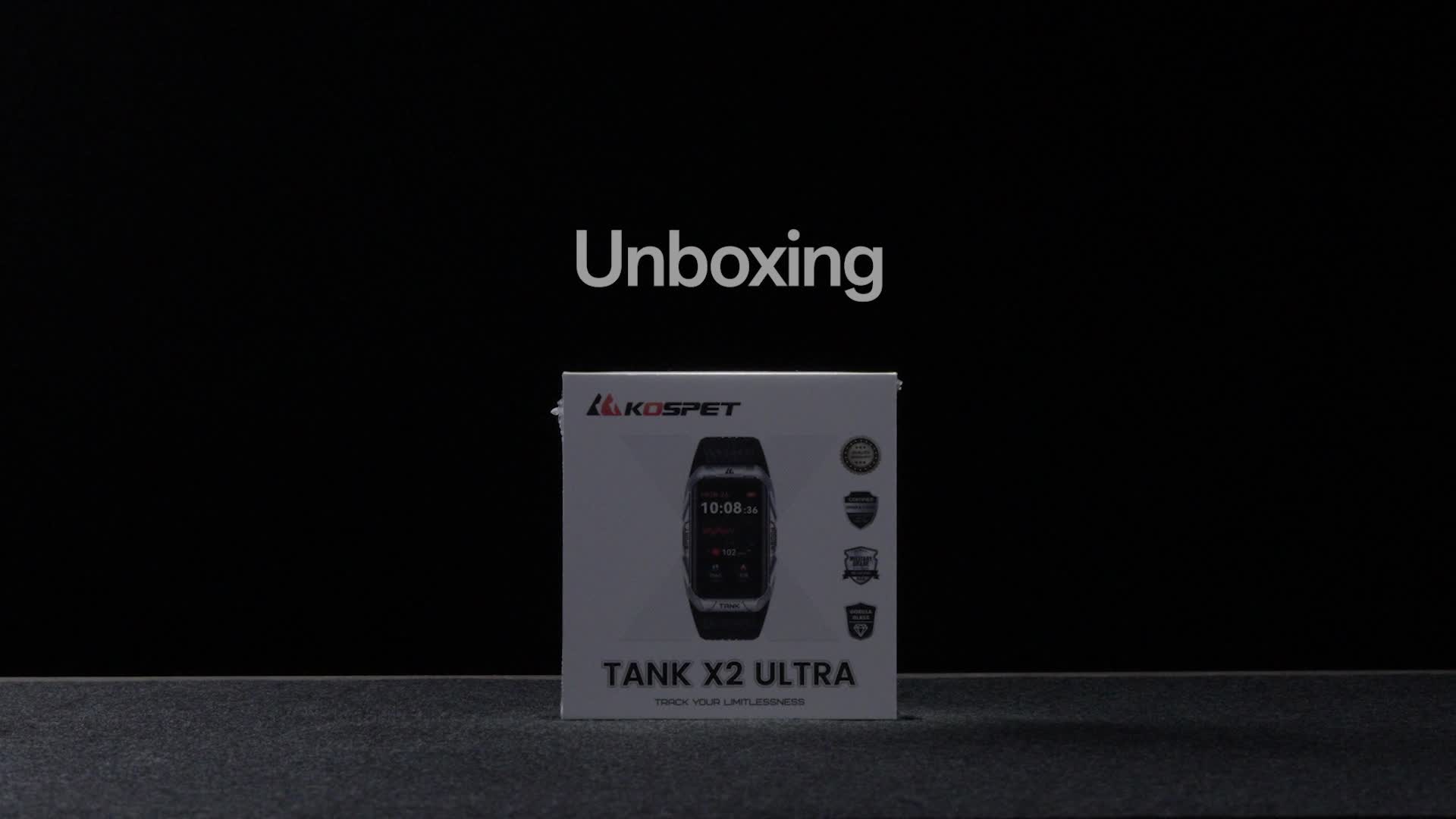 2024 KOSPET TANK X2 Ultra Smartwatch GPS und Produktbild-Vorschau 7