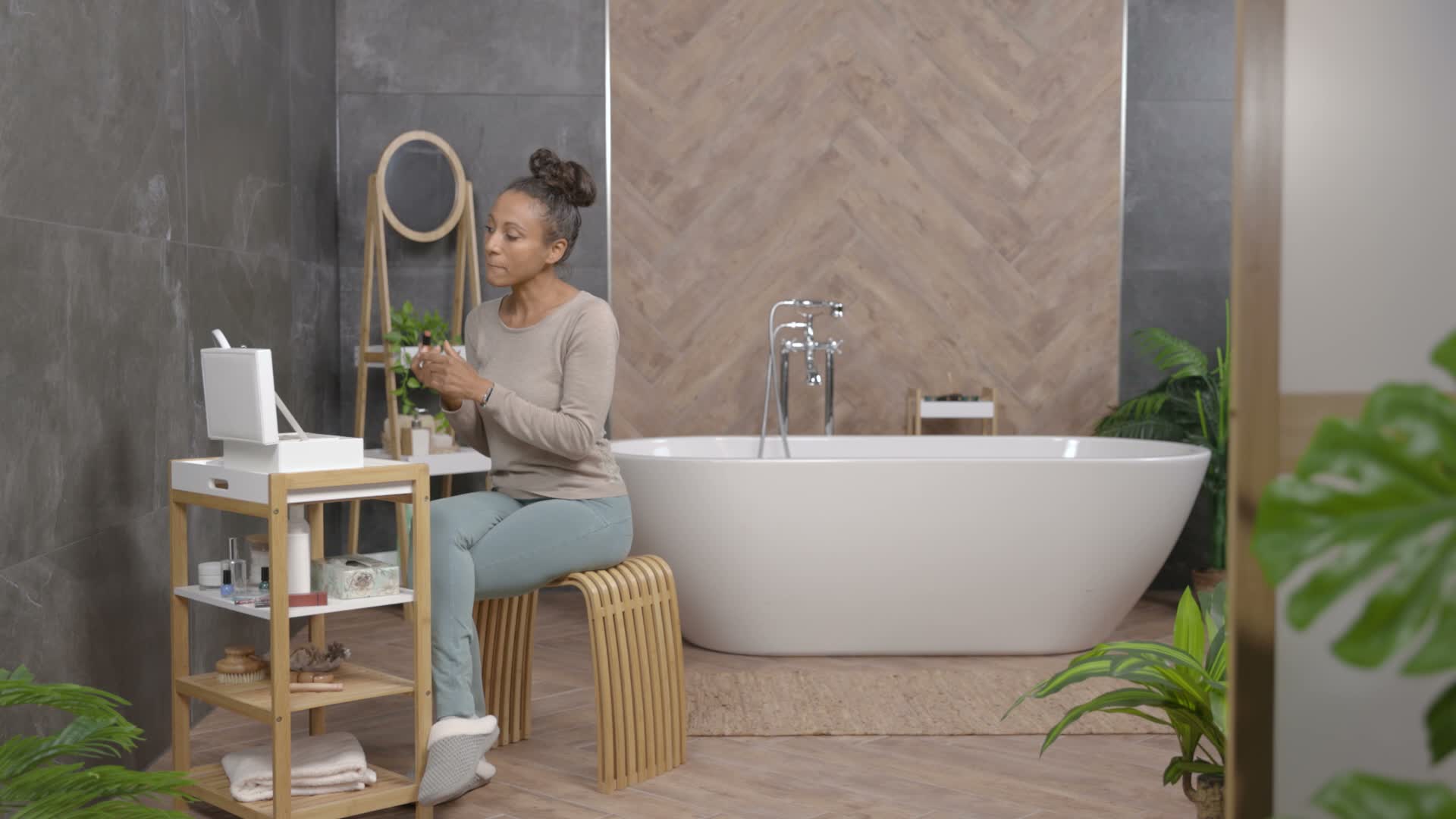 Relaxdays Schmuckkasten, Schmuckaufbewahrung mit Produktbild-Vorschau 7