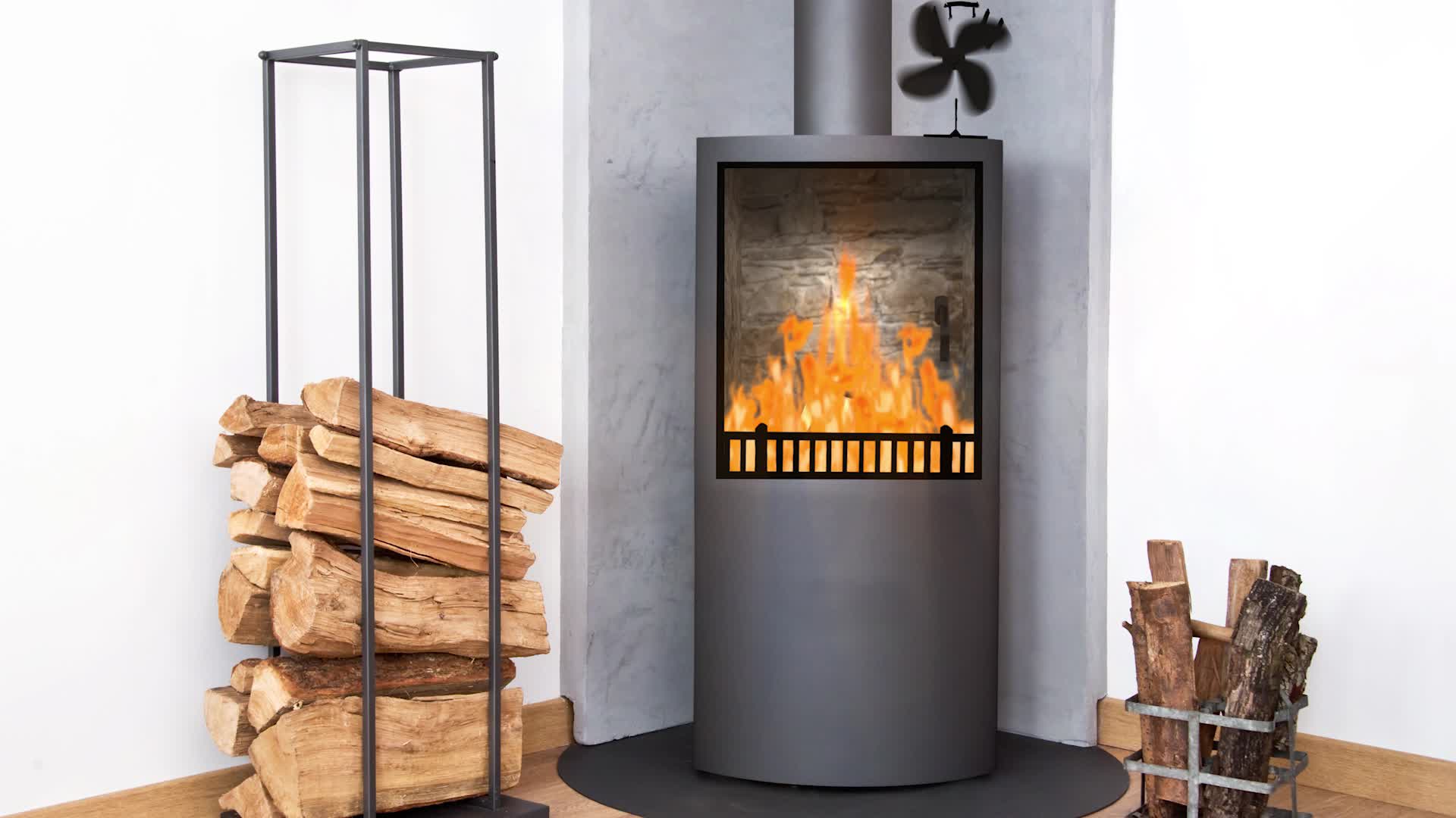 Relaxdays Ofenventilator ohne Strom, geräuscharm, für Kamin Produktbild-Vorschau 7