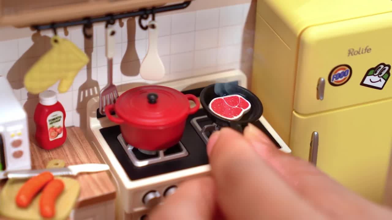 RoboTime Miniatur Haus Küche Happy Meals Produktbild-Vorschau 7