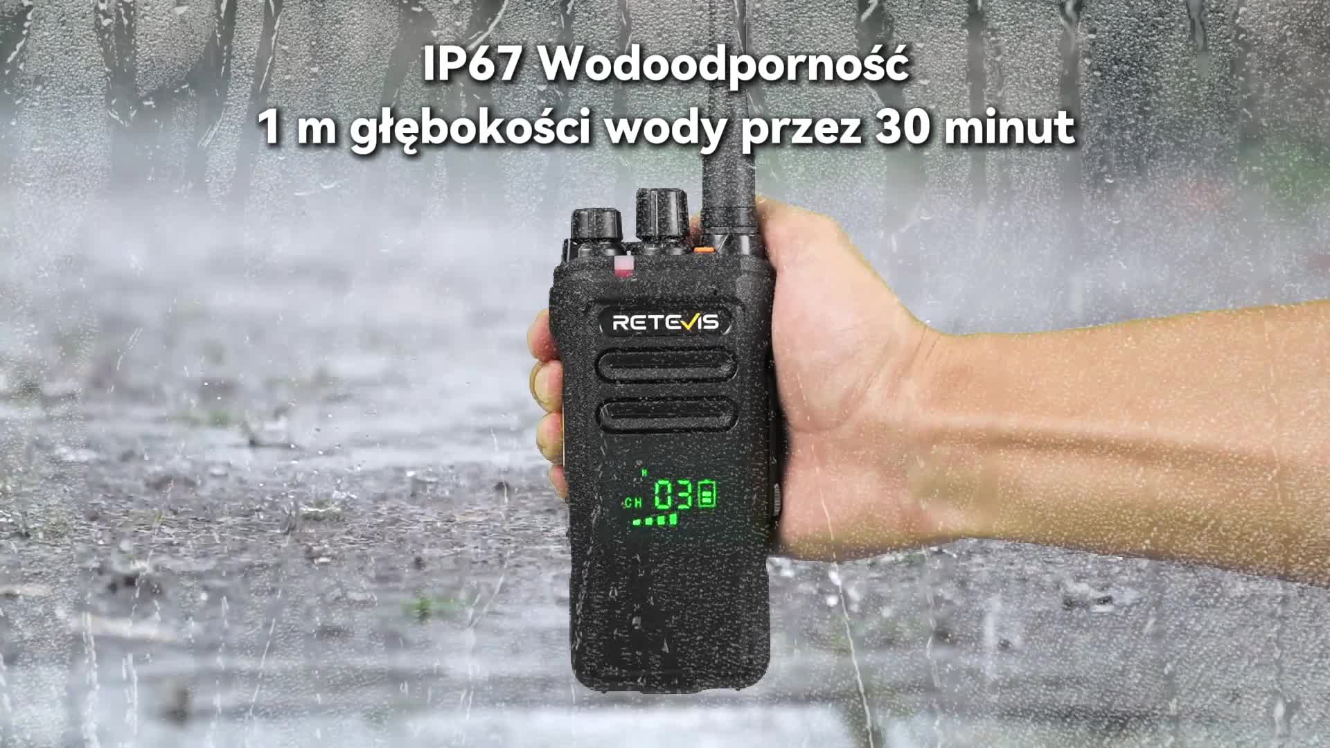Retevis NR30D krótkofalówki dalekiego zasięgu, Podgląd zdjęcia produktu 7