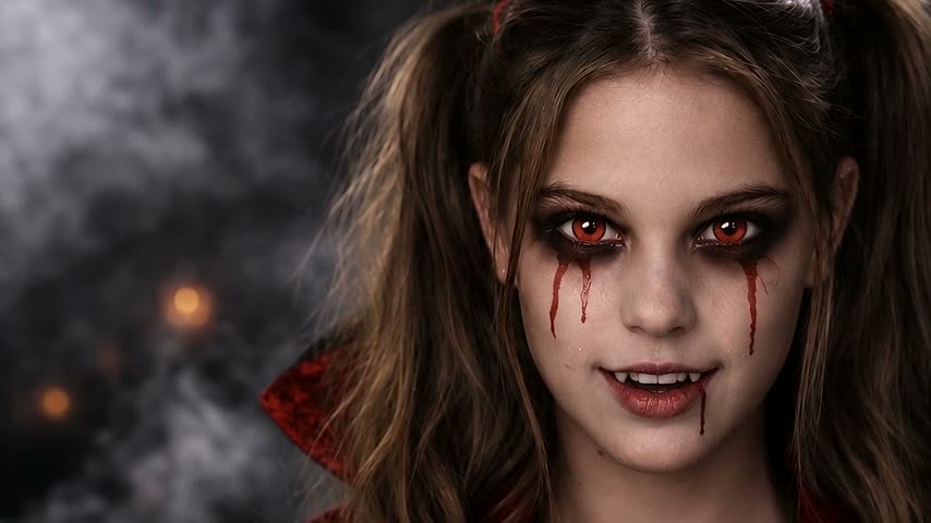 Halloween Kontaktlinsen ohne Stärke – Gruselige Vampir & Produktbild-Vorschau 7
