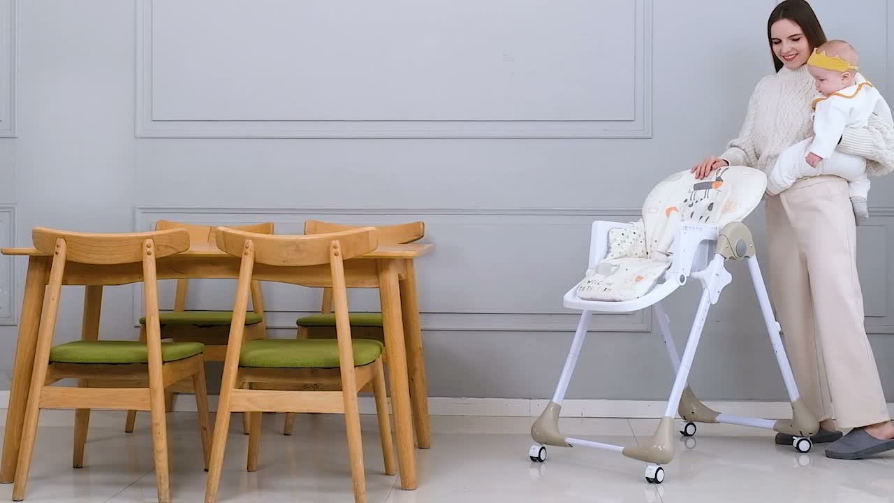 Daliya® SITONMI 3in1 Hochstuhl & Babyliege, Produktbild-Vorschau 7