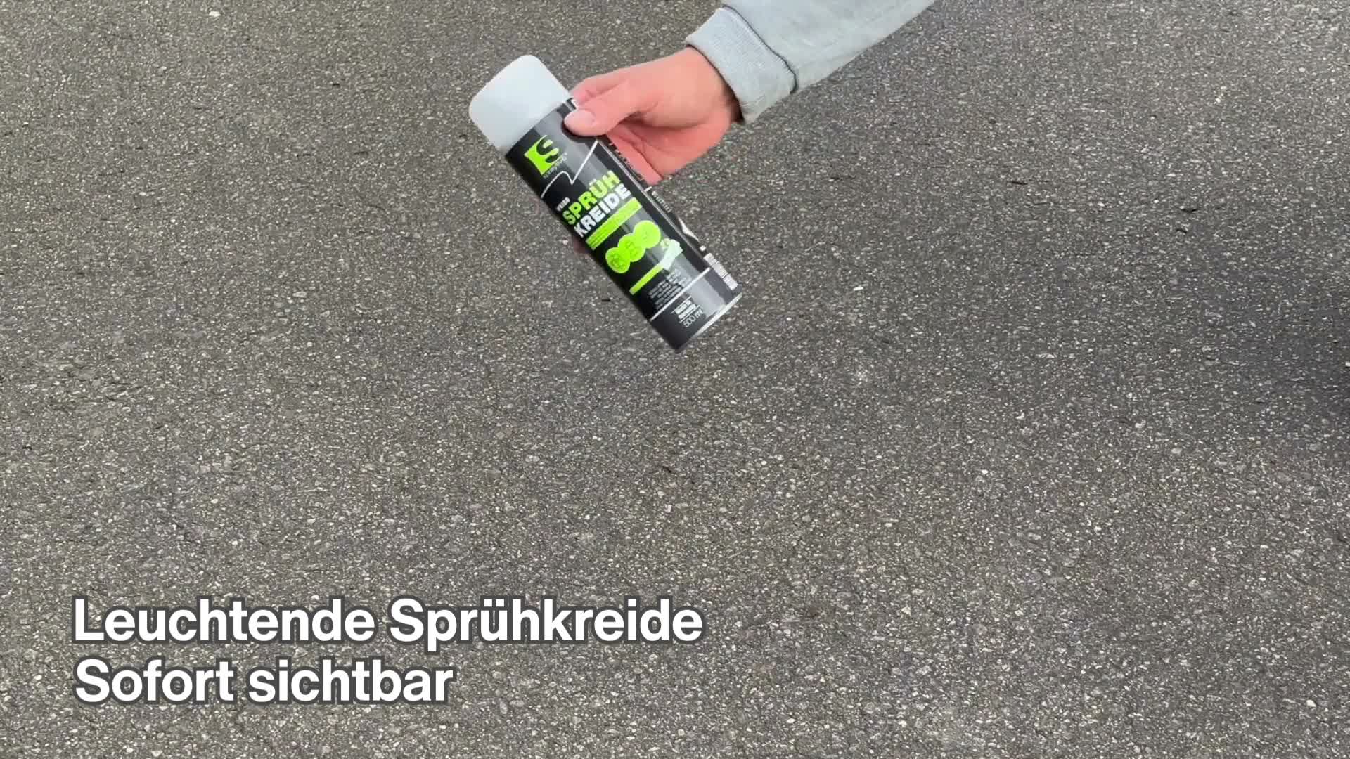 Spraytive 1x 500ml Sprühkreide weiß - Abwaschbare Produktbild-Vorschau 7