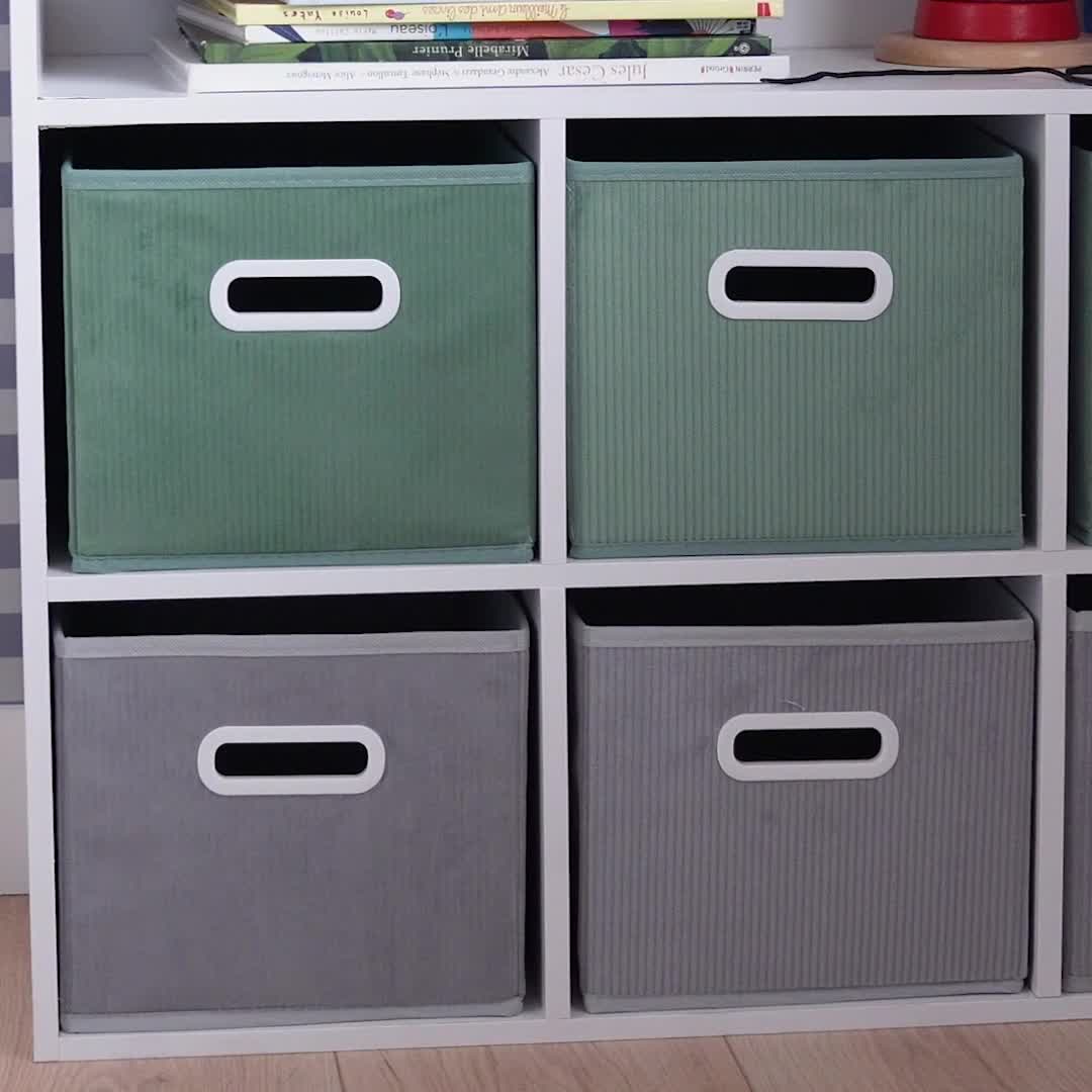 sweeek - Aufbewahrungsmöbel für Kinder, 6 Boxen - Grün Produktbild-Vorschau 7