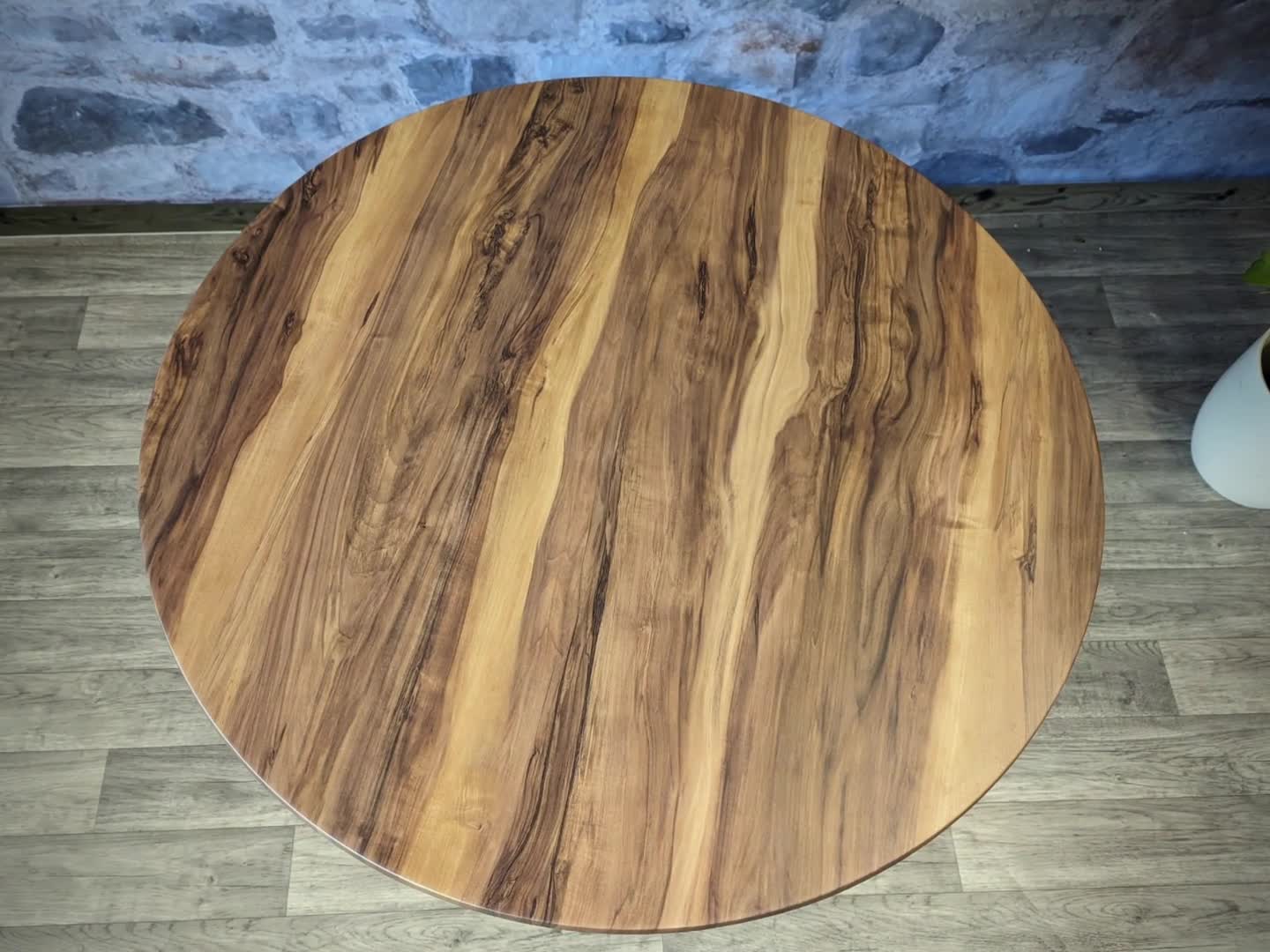 Bistrotisch MCW-M56, Tisch Esstisch, Massiv-Holz HPL Produktbild-Vorschau 7